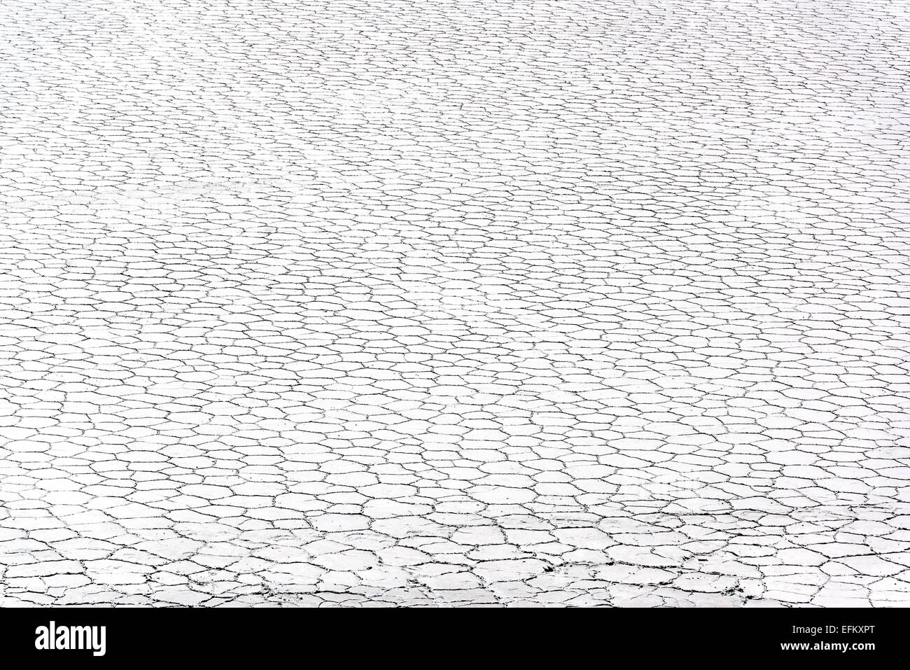 View of the Uyuni Salt Flats in Bolivia Stock Photo