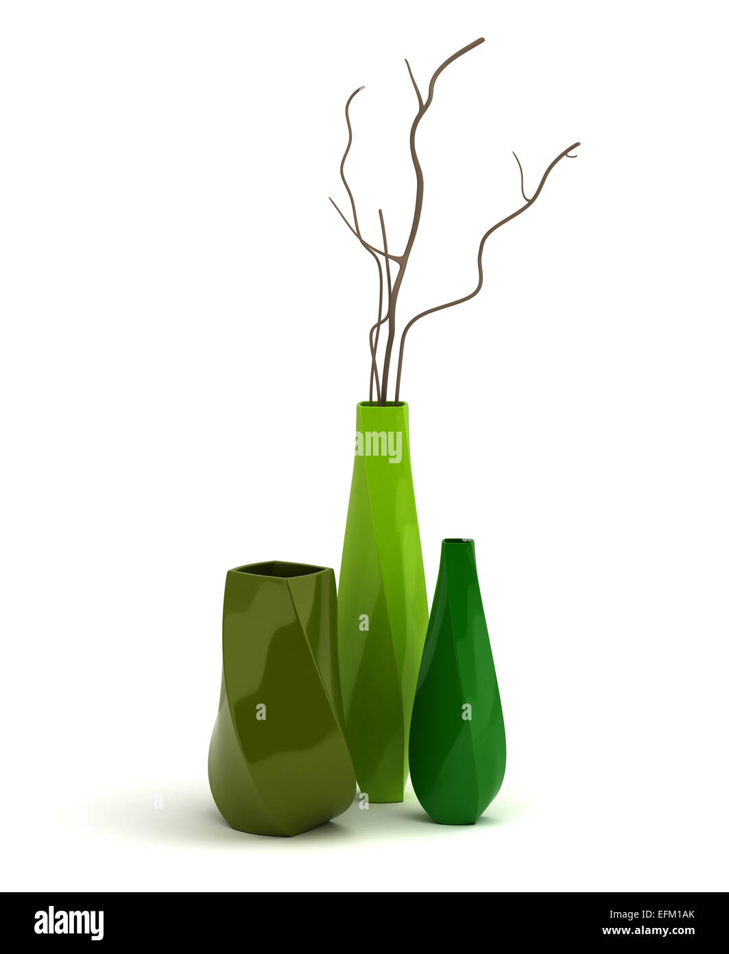 Three porcelain vases hi-res stock photography and images - Alamy