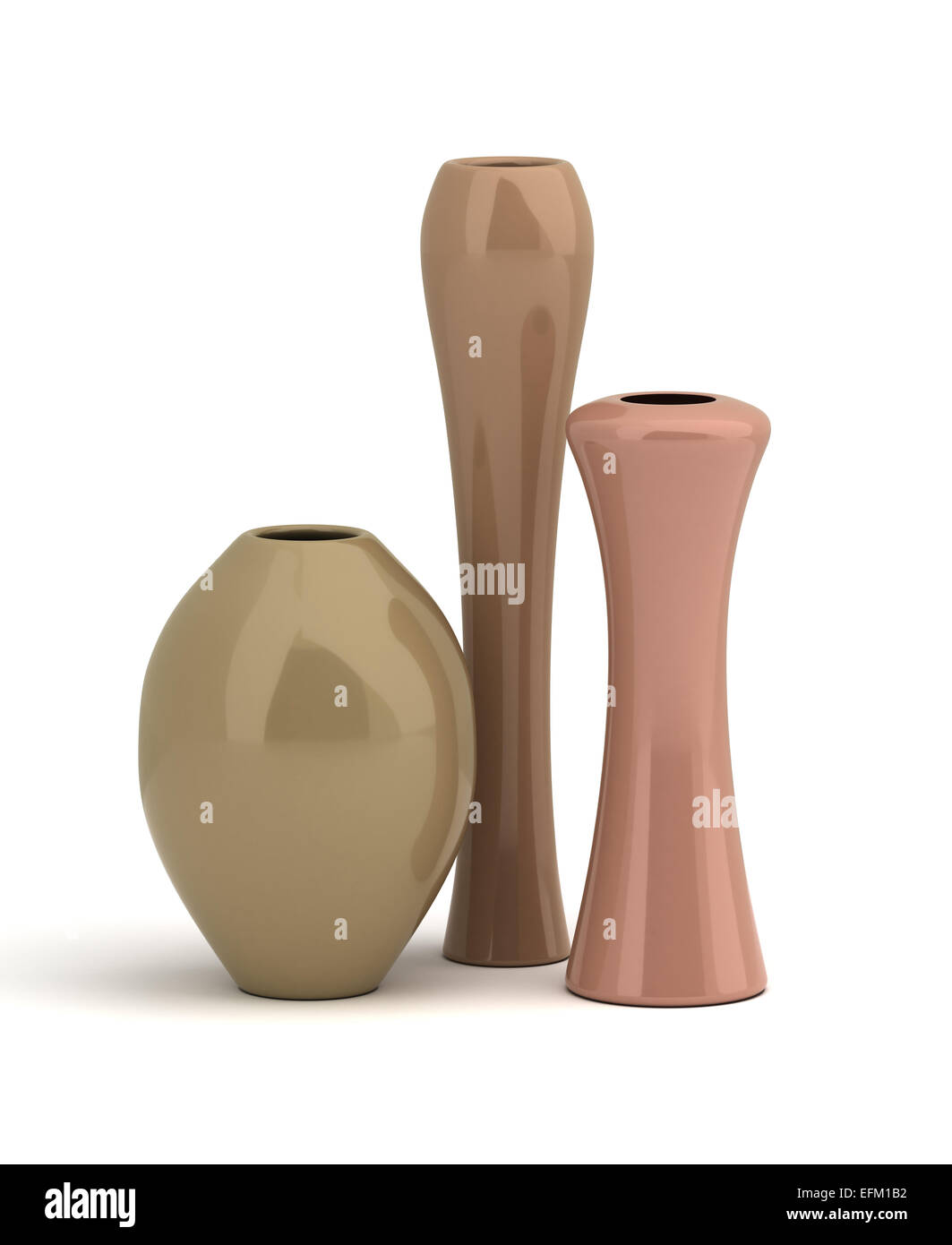 Three porcelain vases hi-res stock photography and images - Alamy