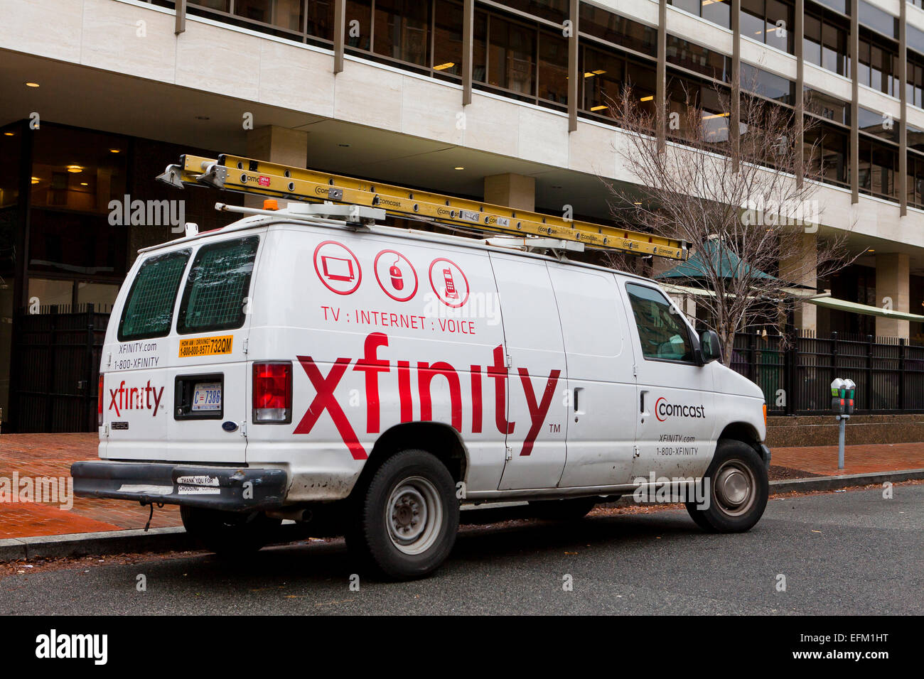 Comcast van hires stock photography and images Alamy