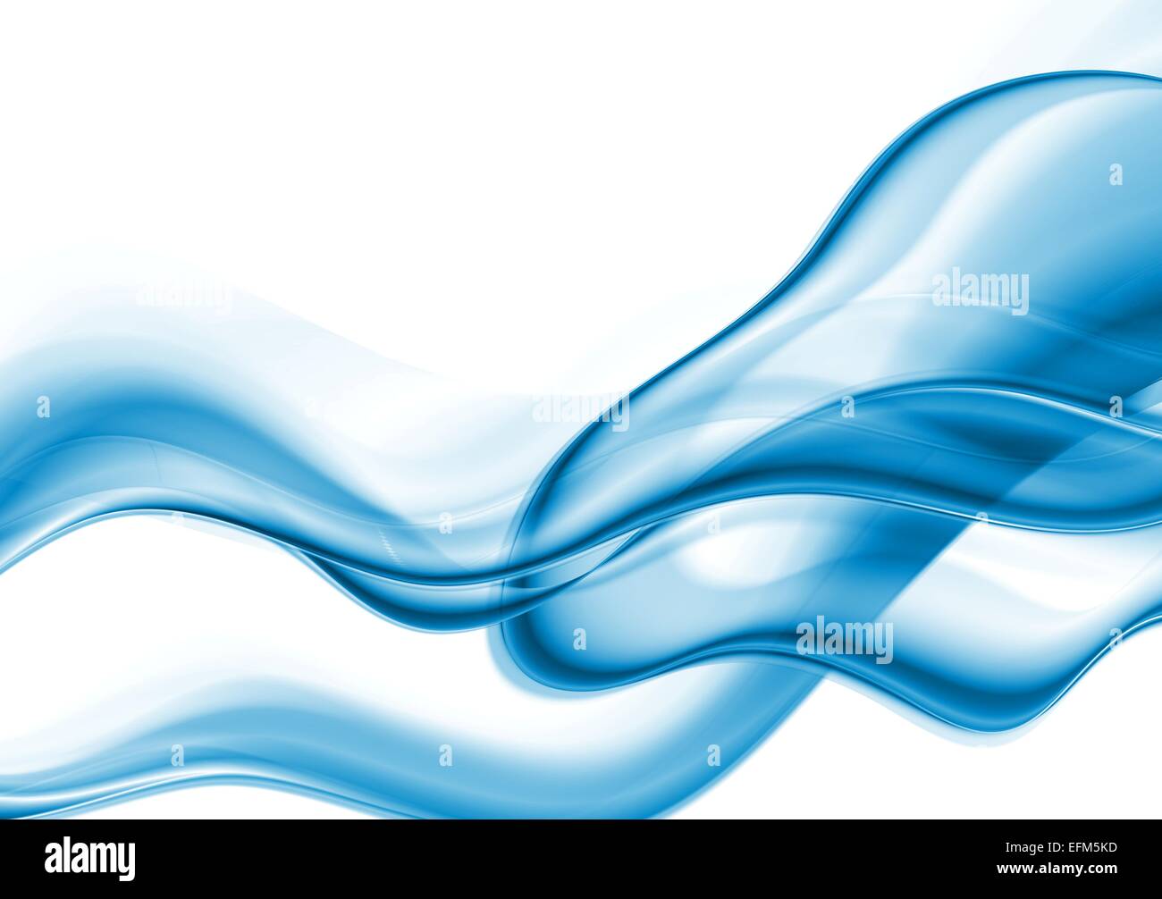 Bright blue waves abstract background. Vector illustration Stock Photo ...