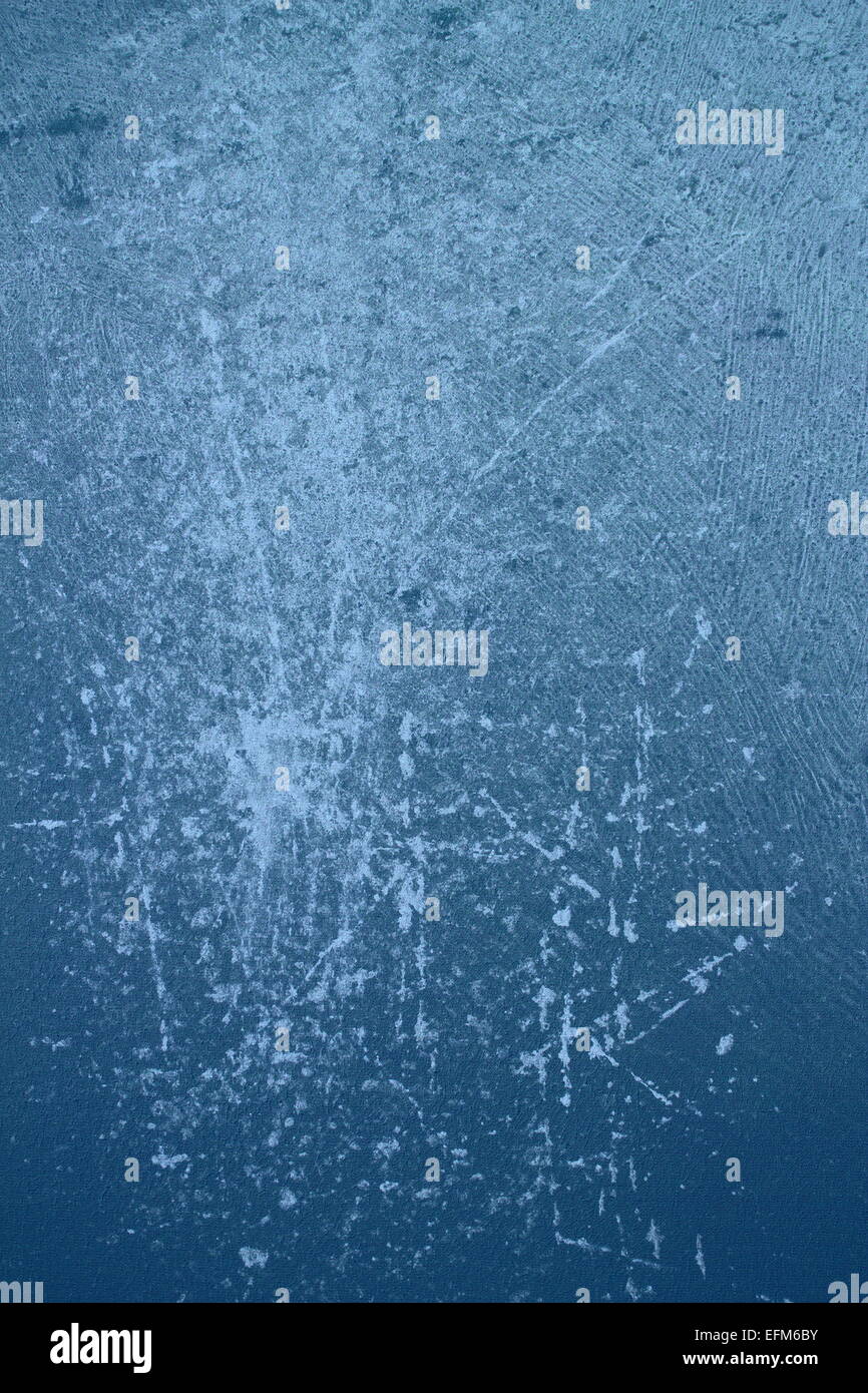 blue scratched surface, distressed  backdrop for your design Stock Photo
