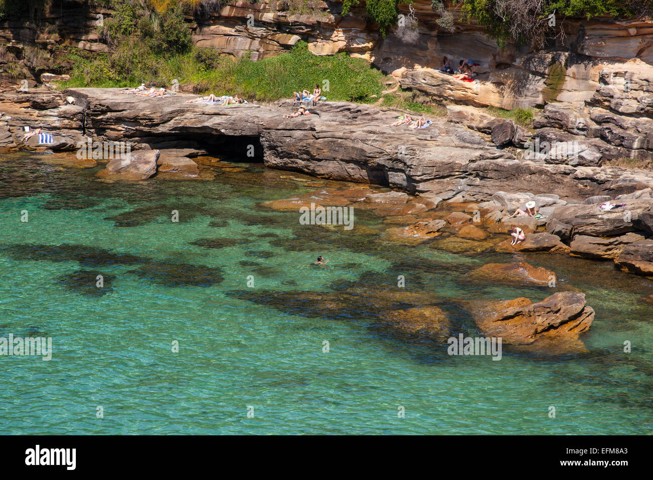 Gordon's Bay, Coogee, Sydney, New South Wales, Australia Stock Photo