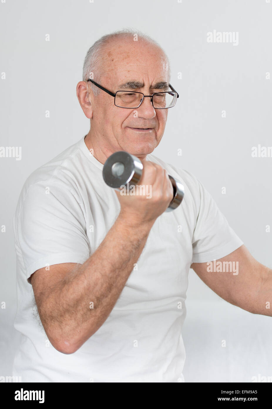 Old man wearing glasses hi-res stock photography and images - Alamy