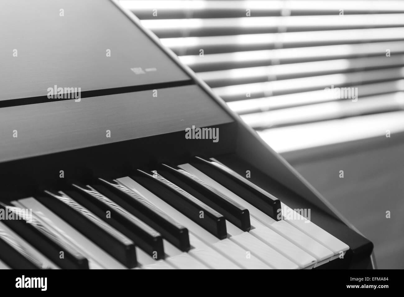 keyboard abstract with blinds in background Stock Photo - Alamy