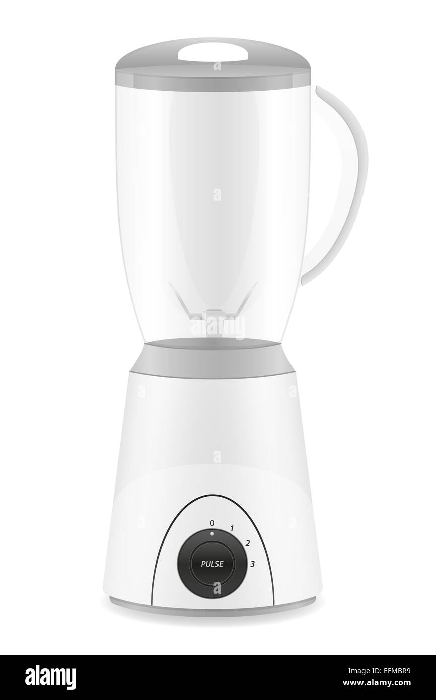 kitchen blender stationary illustration isolated on white background