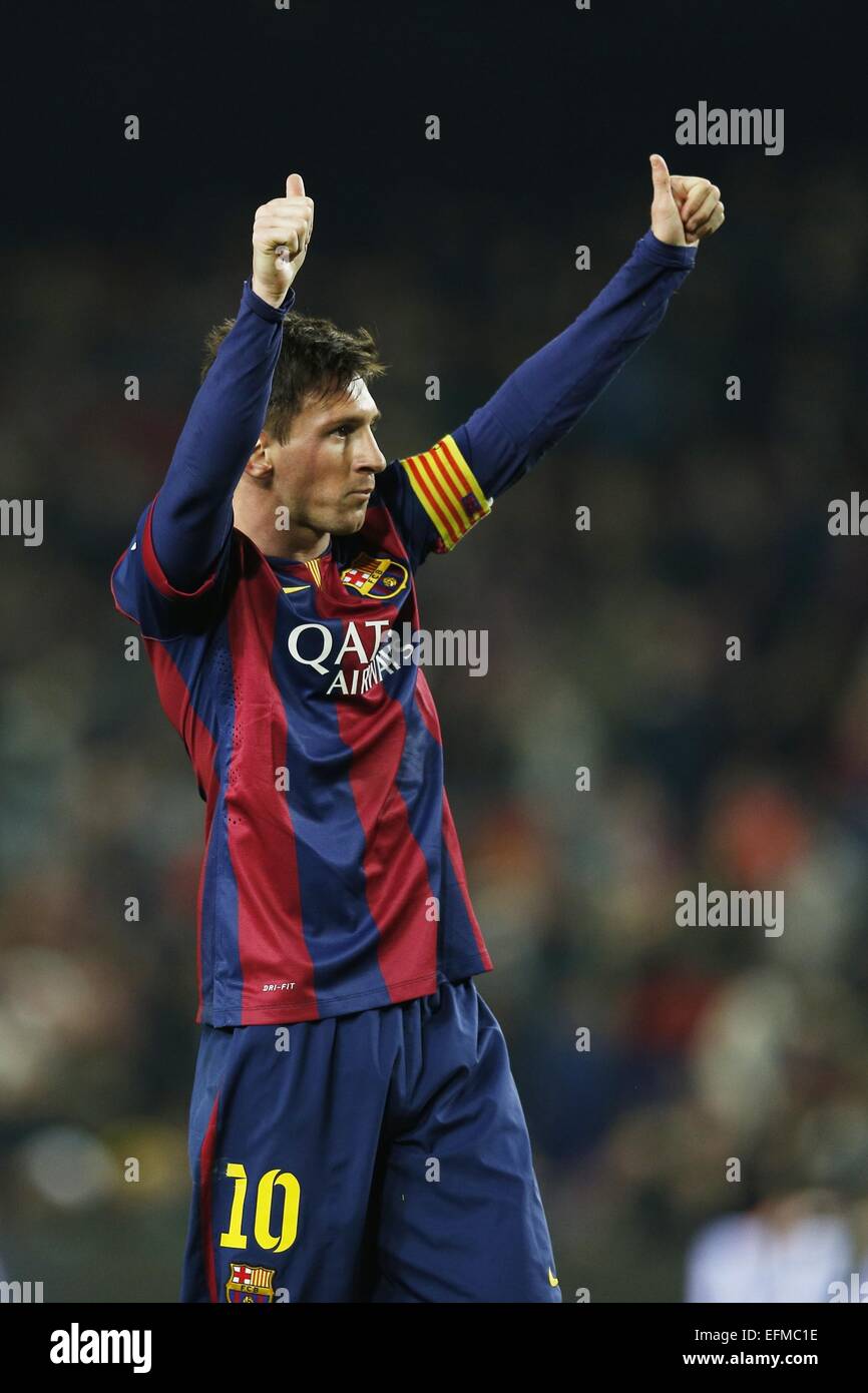 Barcelona Spain 8th Jan 2015 Lionel Messi Barcelona Football 