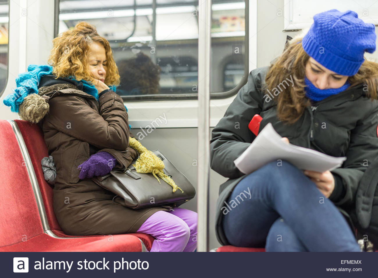 Diversity Of People Riding The Toronto Transit Commission Ttc
