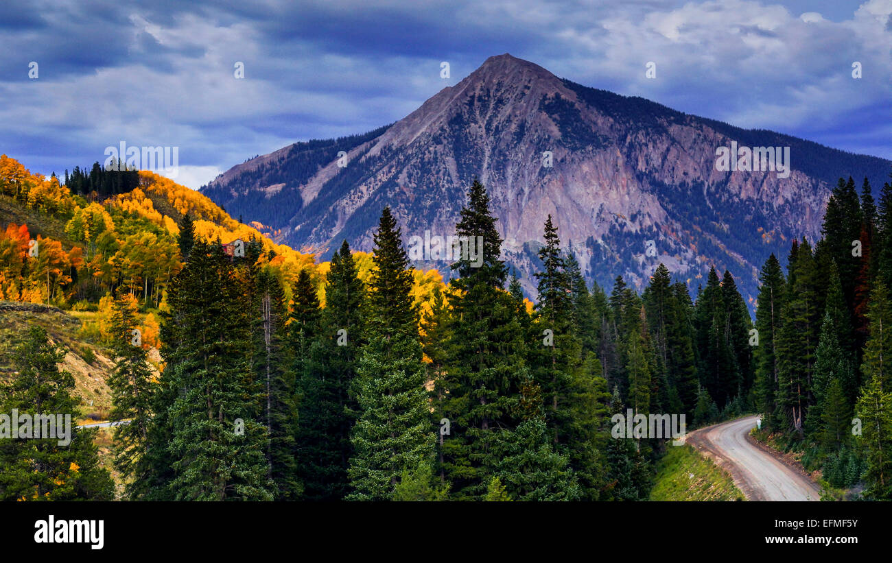 Kebler Pass outside of Crested Butte, Colorado takes travelers on a