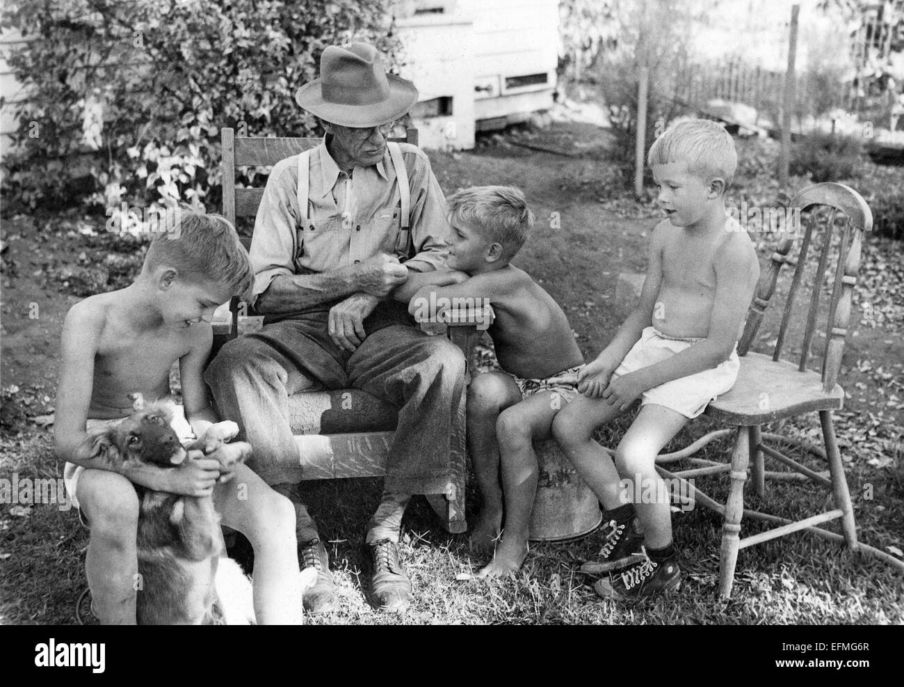 1940 Monterey trailer park Los Angeles Stock Photo Alamy