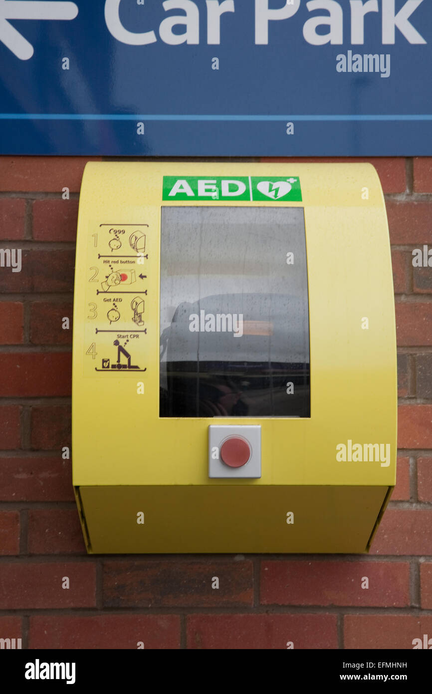 The Defibrillator outside Tesco in Biggin Hill is the first in London