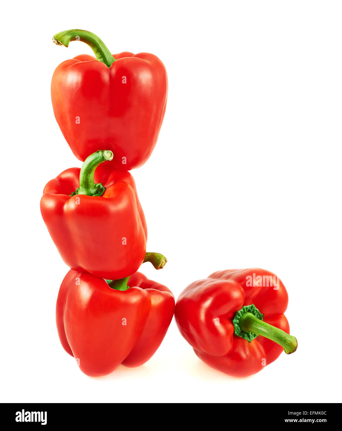Sweet bell pepper isolated Stock Photo Alamy