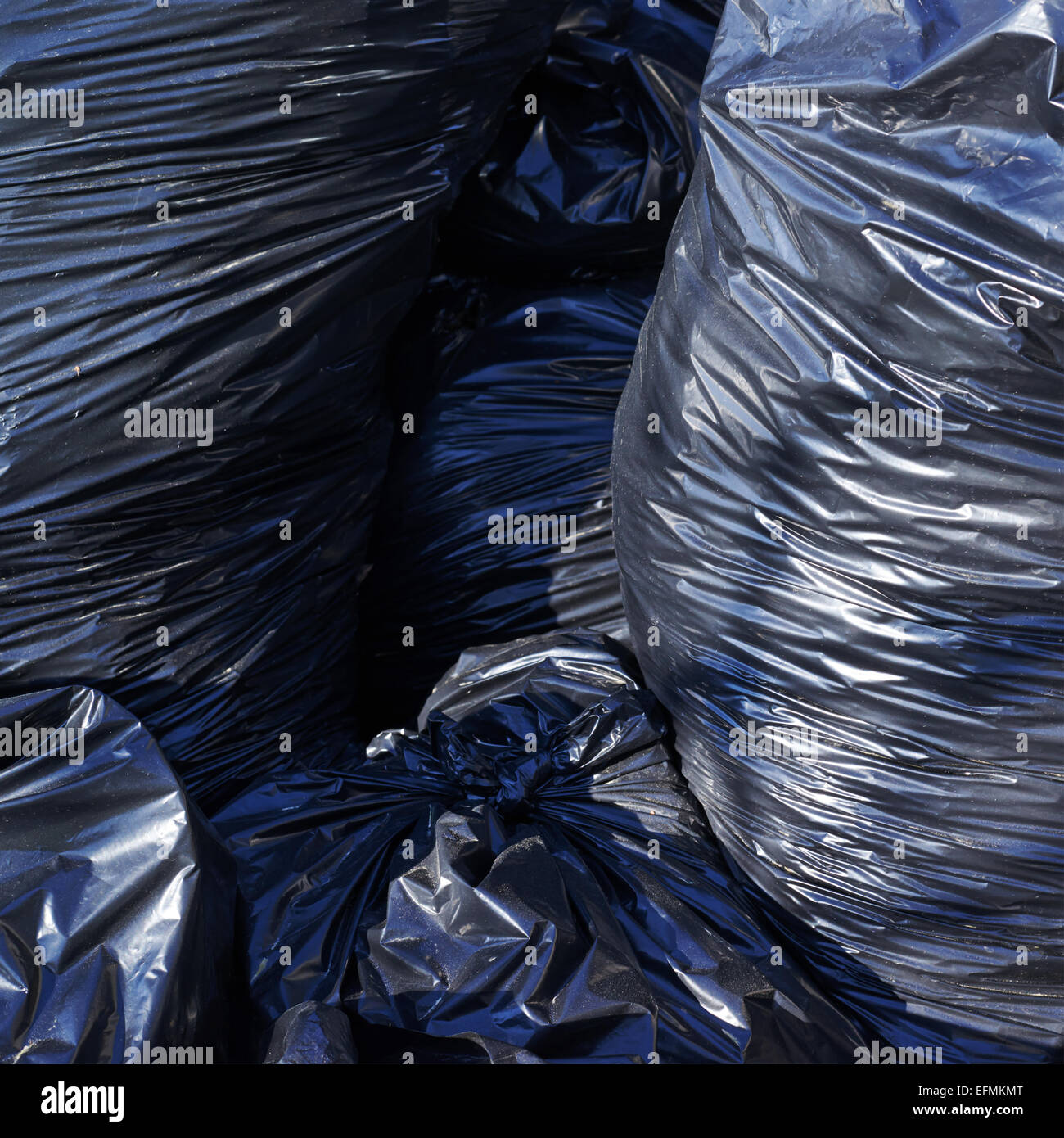 Pile of full garbage bags Stock Photo Alamy