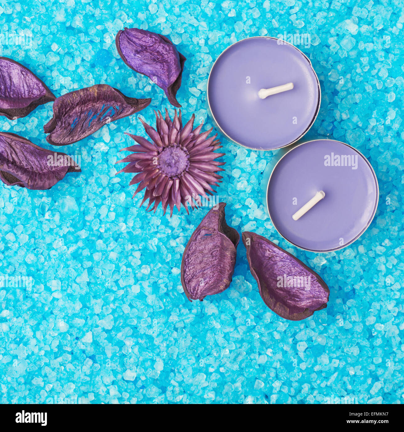 Potpourri and candles Stock Photo Alamy