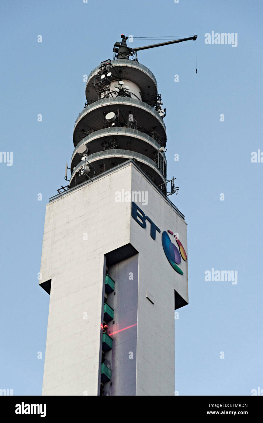 bt telecoms tower birmingham Stock Photo