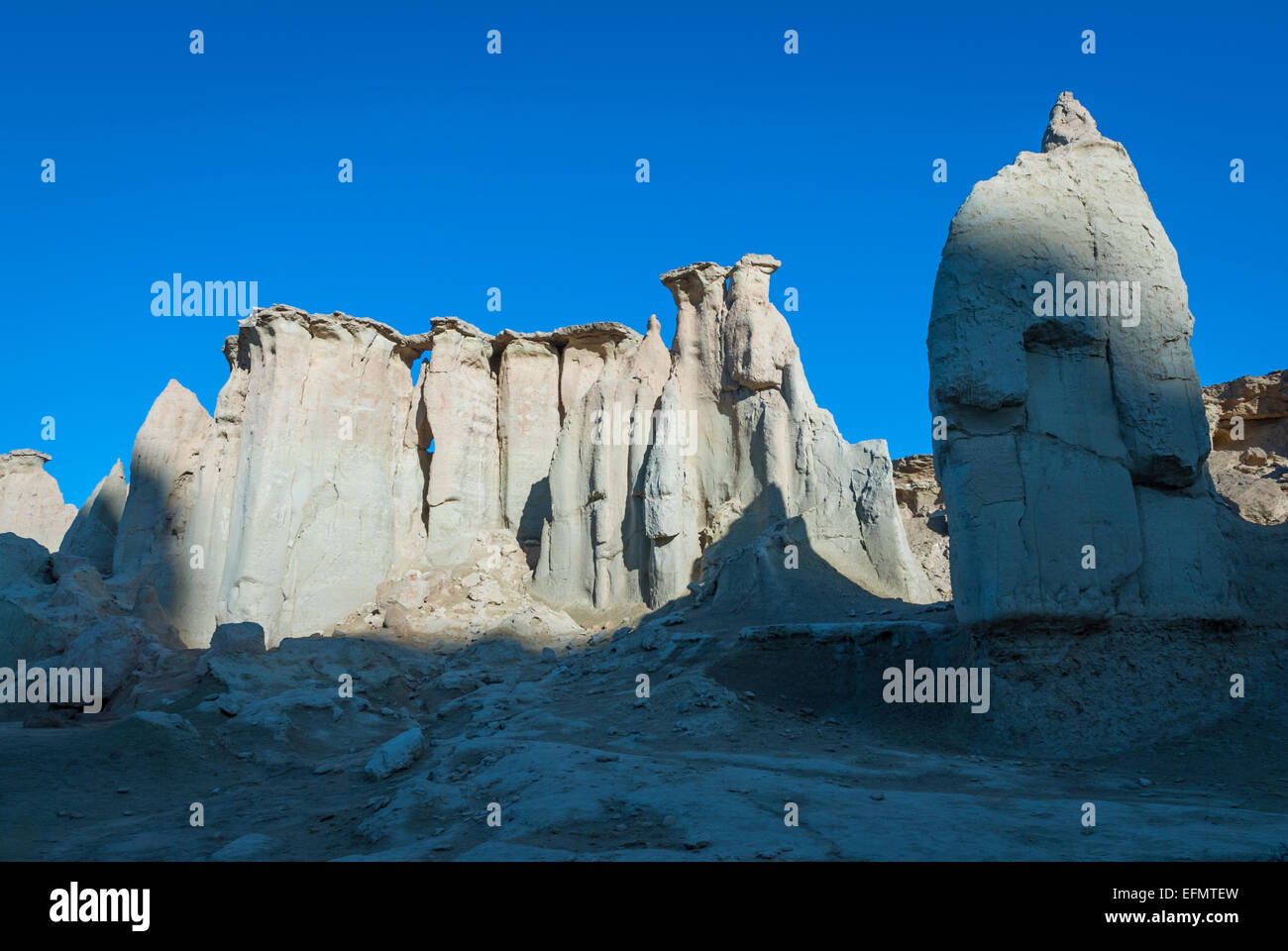 Rock formation, Stars Valley, Qeshm Island, Iran Stock Photo