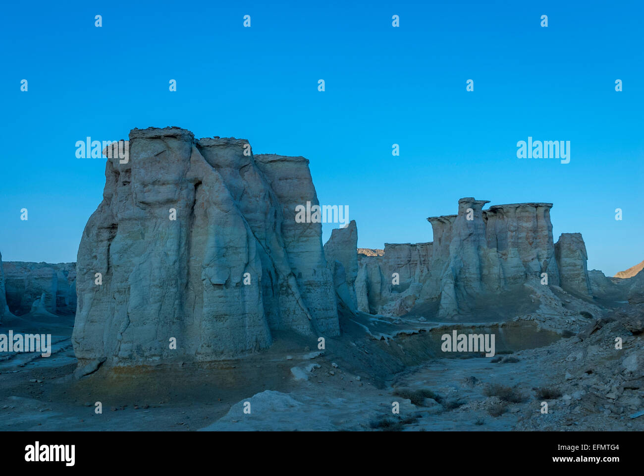 Rock formation, Stars Valley, Qeshm Island, Iran Stock Photo