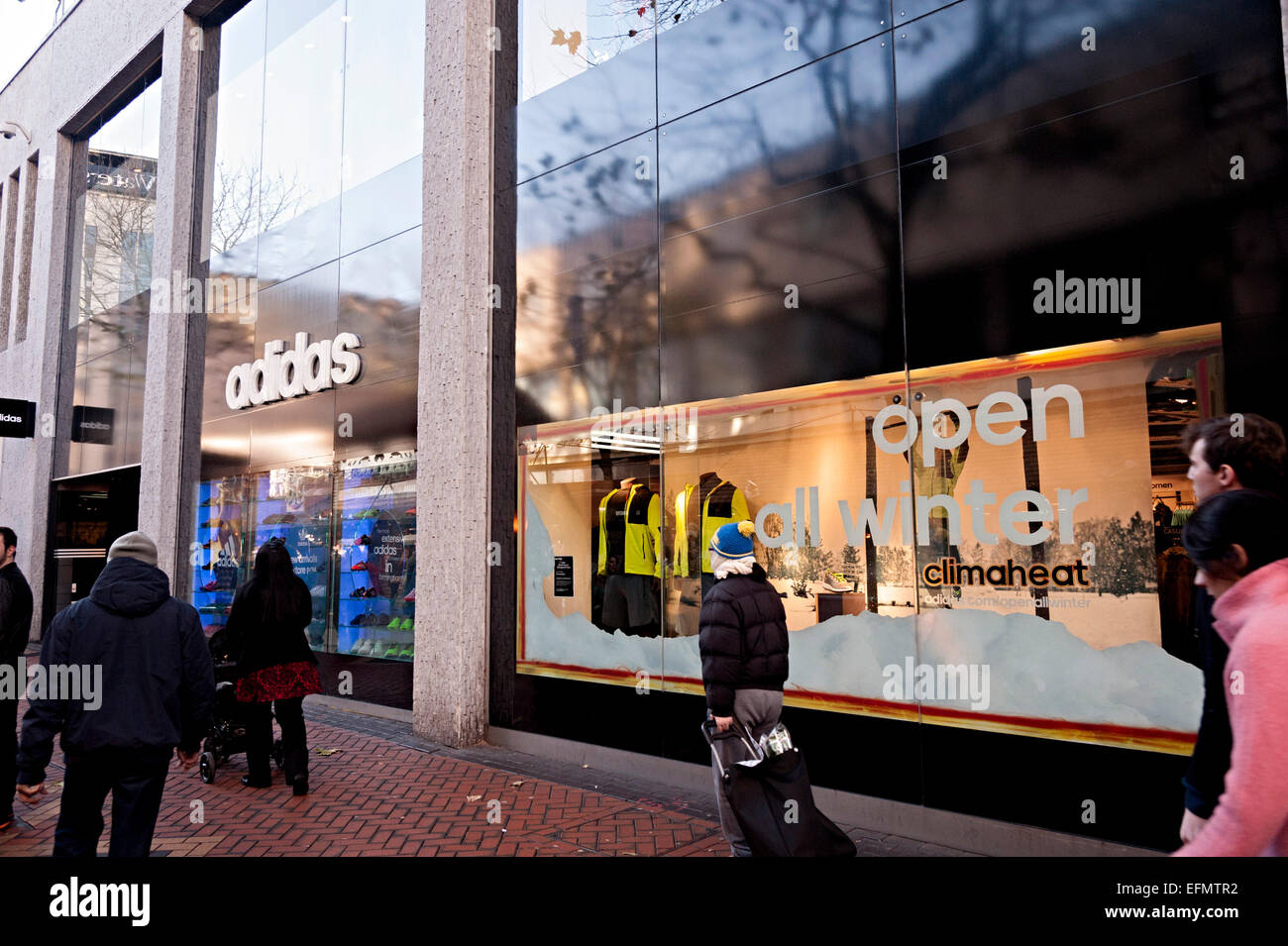 Birmingham adidas clothing sports shop store Stock Photo - Alamy