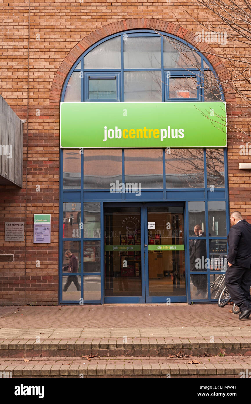Birmingham broad street job centre plus Stock Photo Alamy