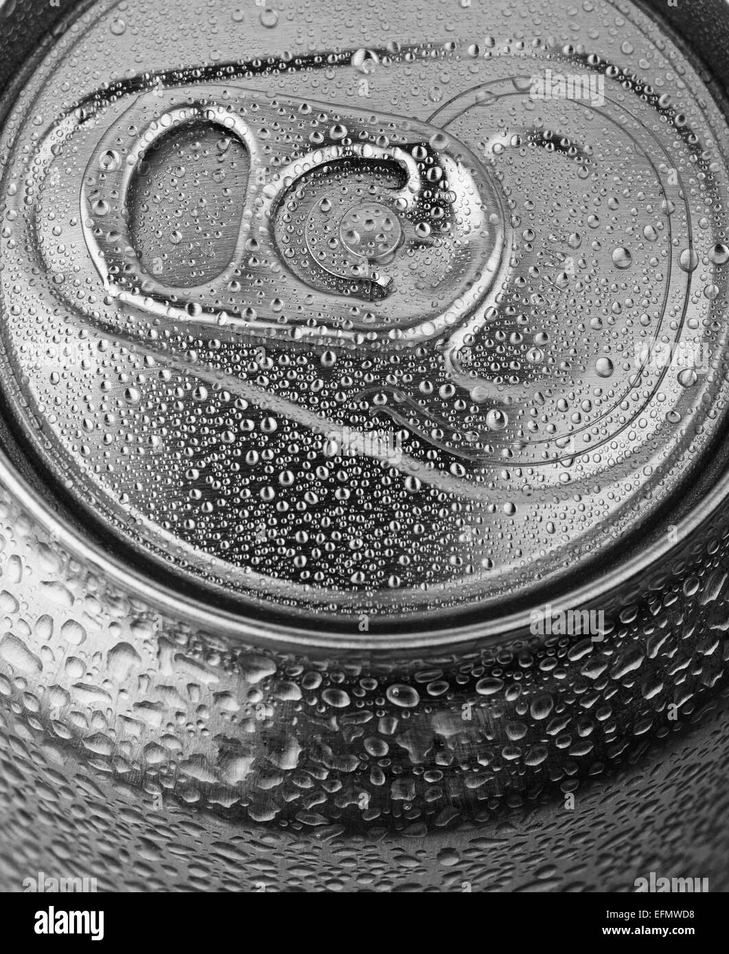 Can water drops Black and White Stock Photos Images Alamy