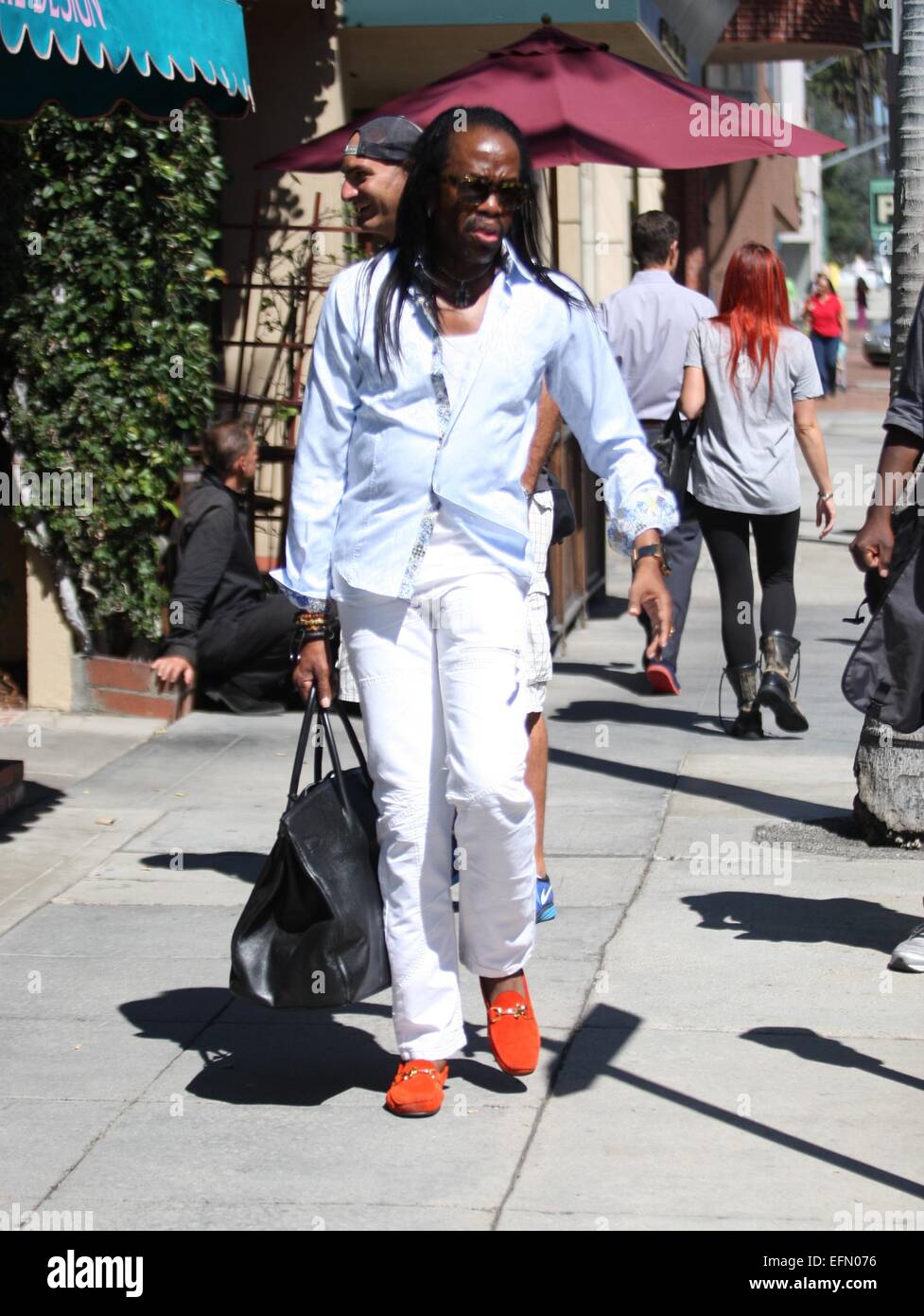 Verdine White goes shopping in Beverly Hills Featuring: Verdine White