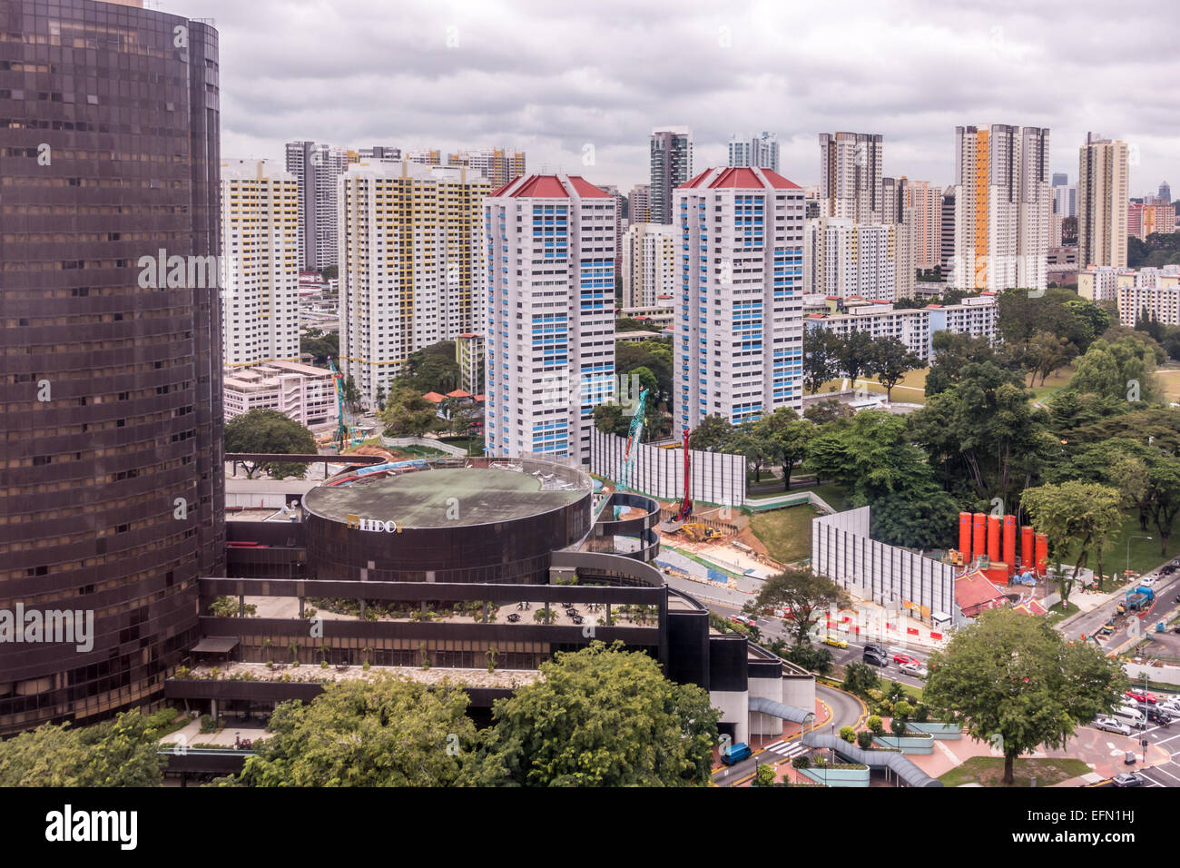Aerial view singapore hi-res stock photography and images - Alamy