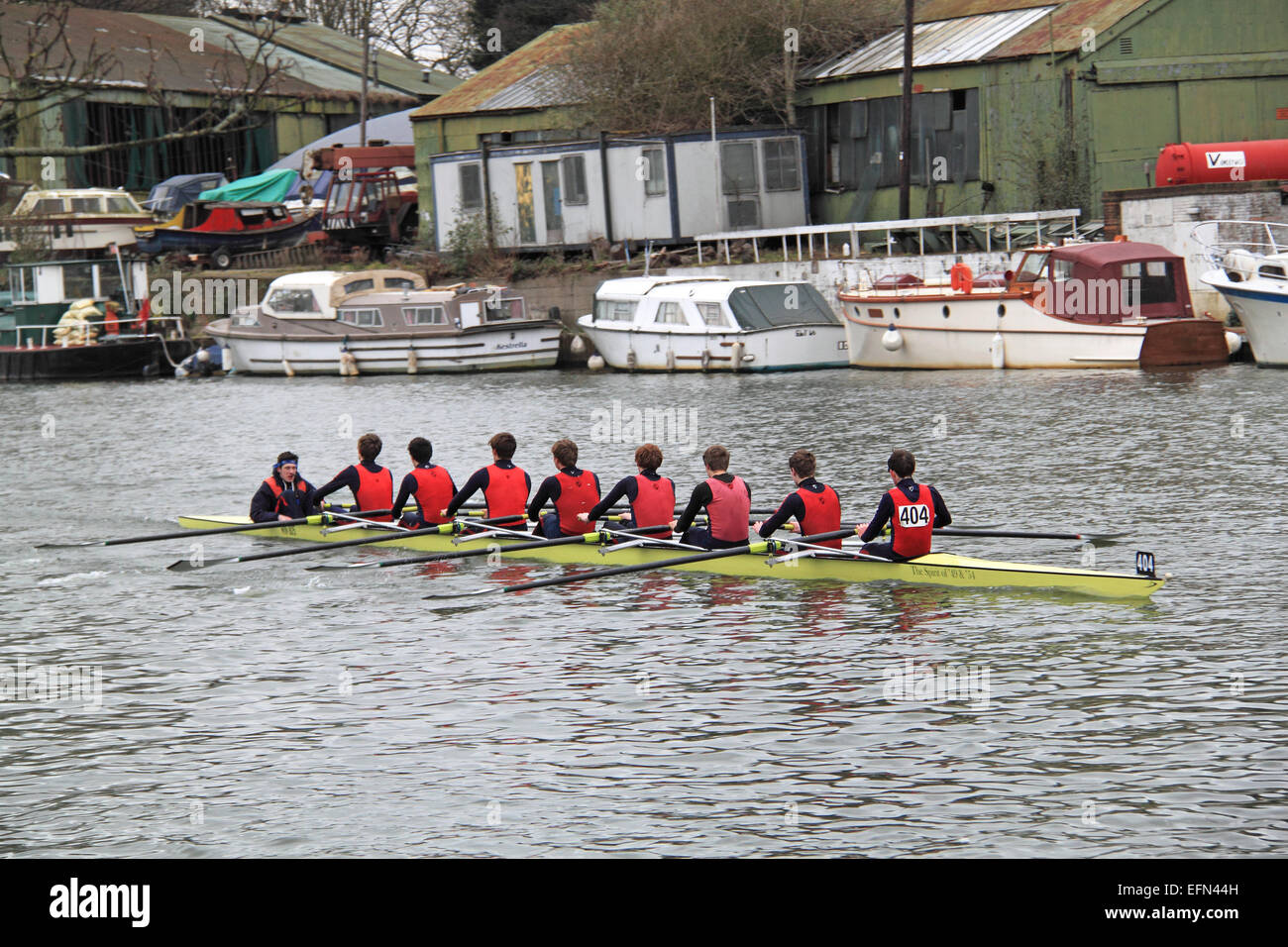 Winchester College J18A.8+ 1st VIII. Hampton Head (Junior 4s and 8s