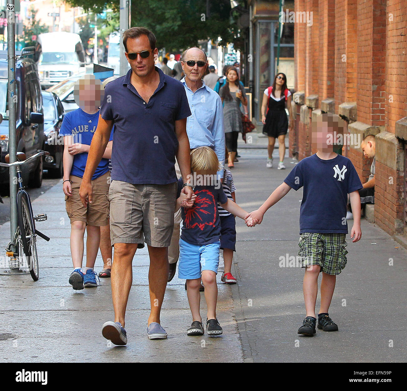 Will out and about with his son, Archie in New York City