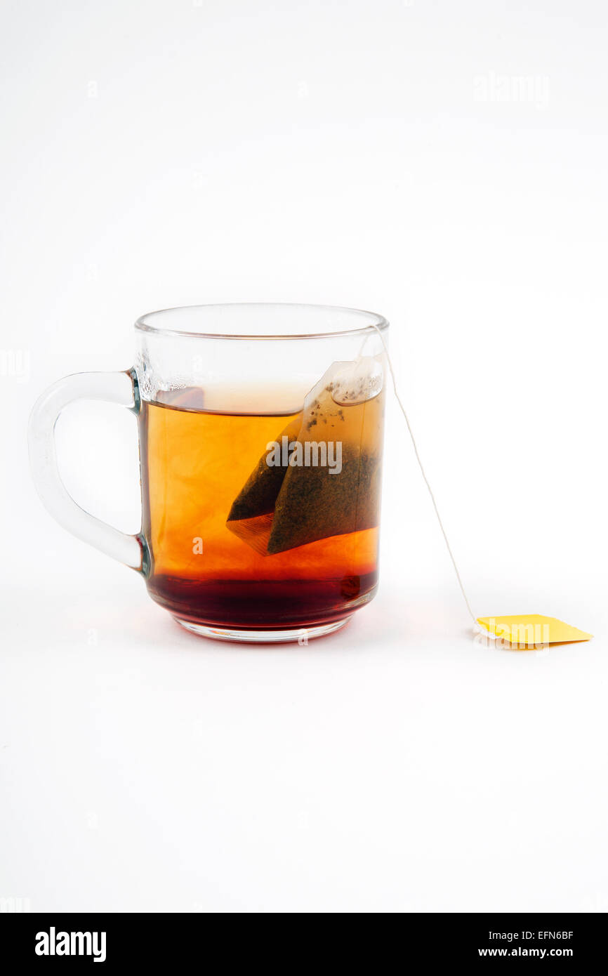 Black tea in transparent glass hires stock photography and images Alamy