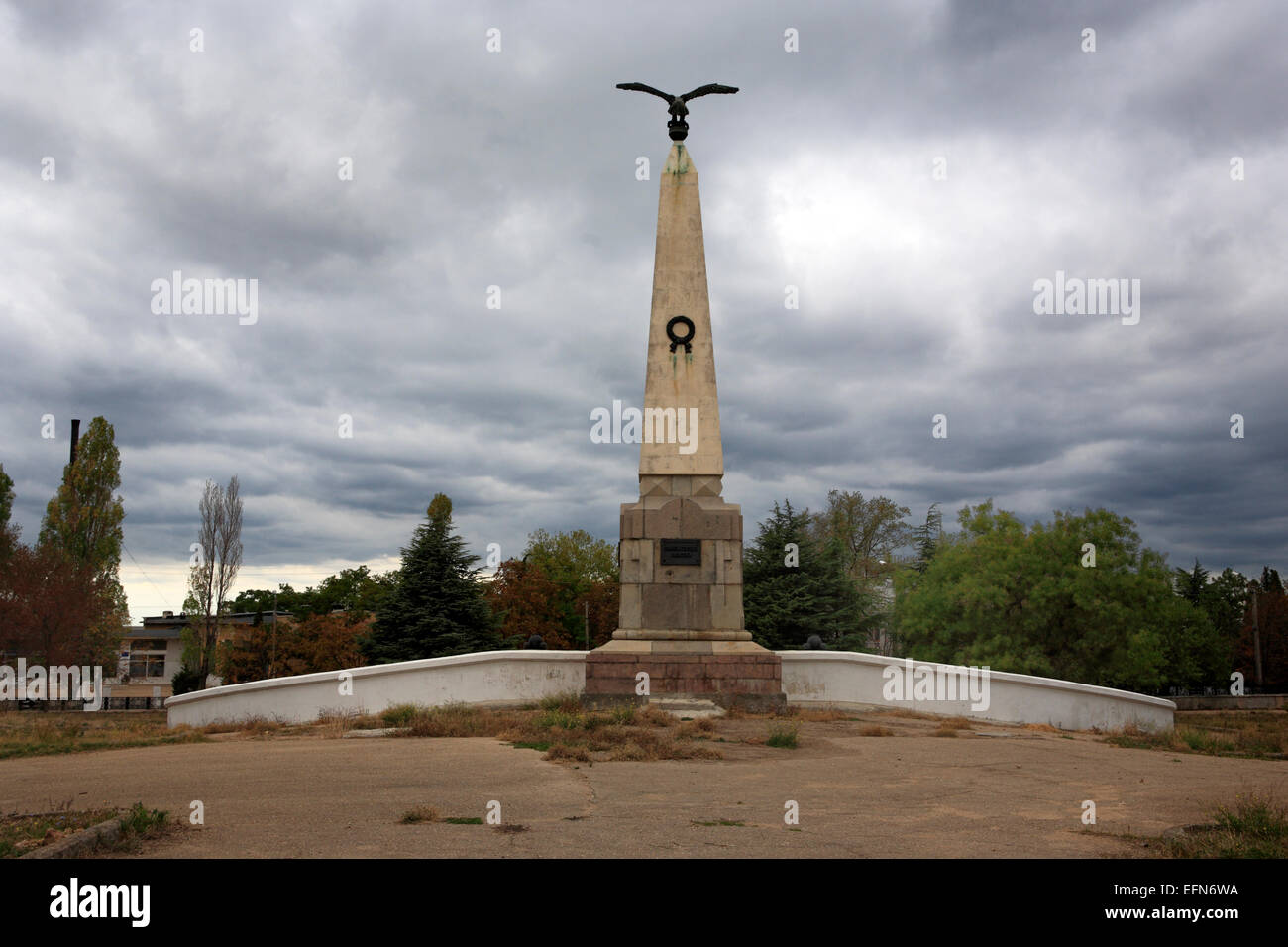 Crimean war memorial, Sevastopol, Crimea, Ukraine Stock Photo