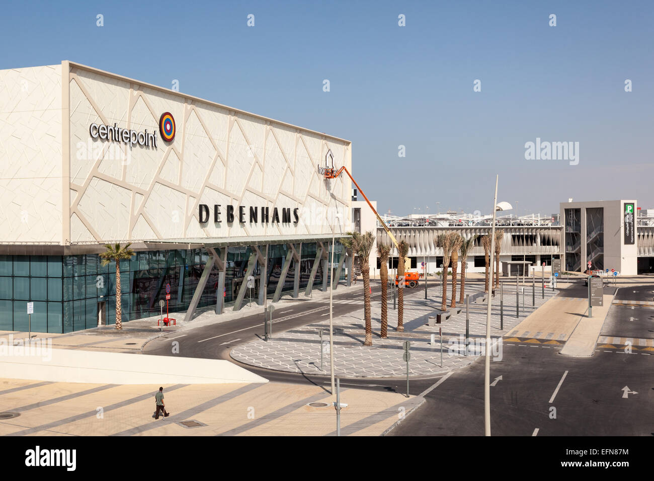 Debenhams and Centerpoint in the Yas Mall, Abu Dhabi. December 19, 2014 at Yas Island, Abu Dhabi