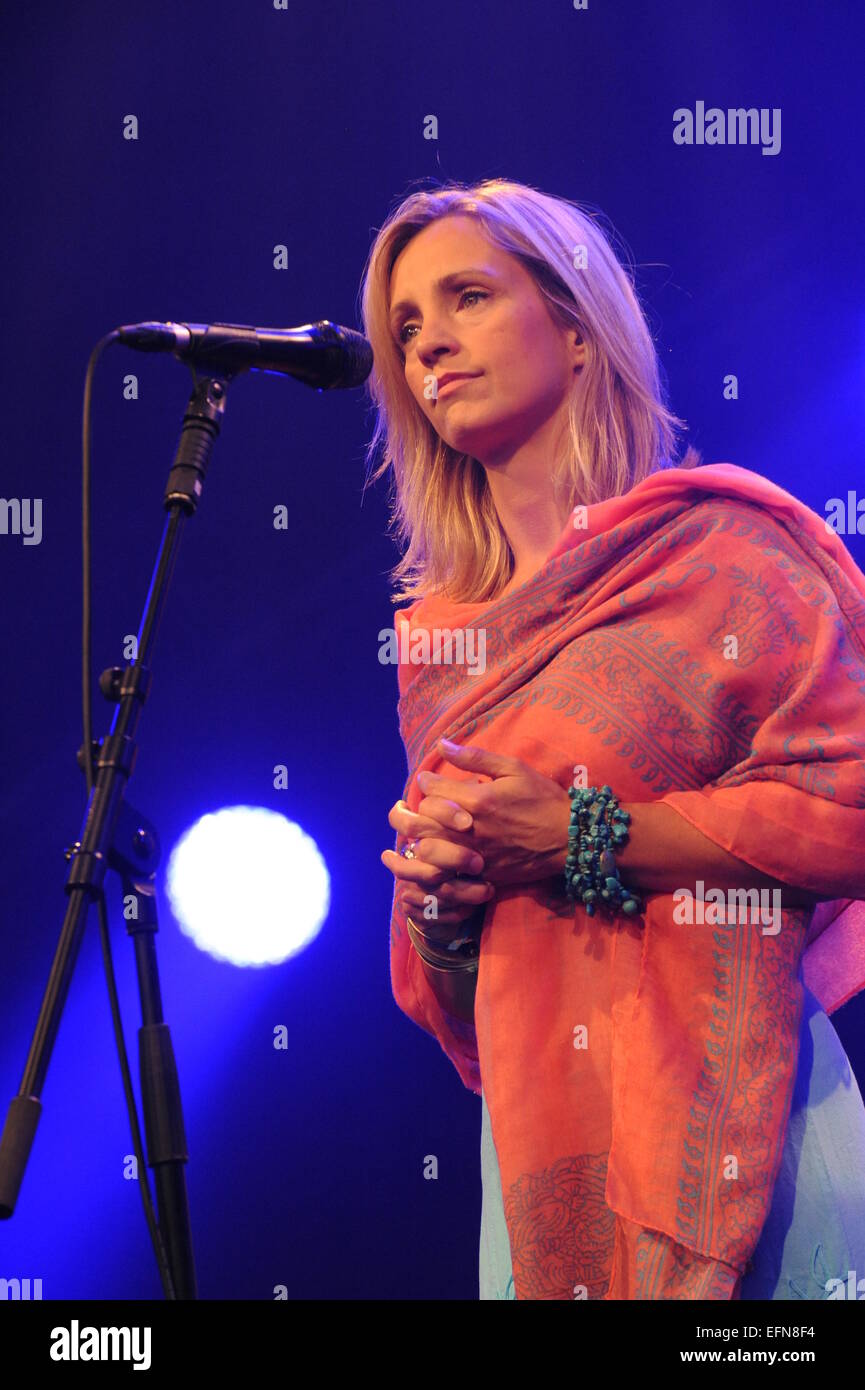 Irish folk singer Cara Dillon performs live at The Cambridge Folk Irish folk singer Cara Dillon performs live at The Cambridge Folk