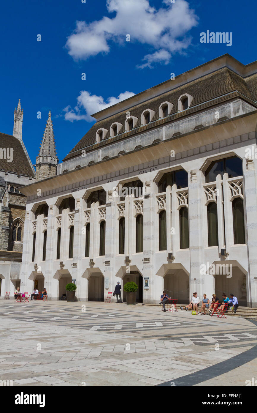 Guildhall art gallery in the City of London Stock Photo Alamy
