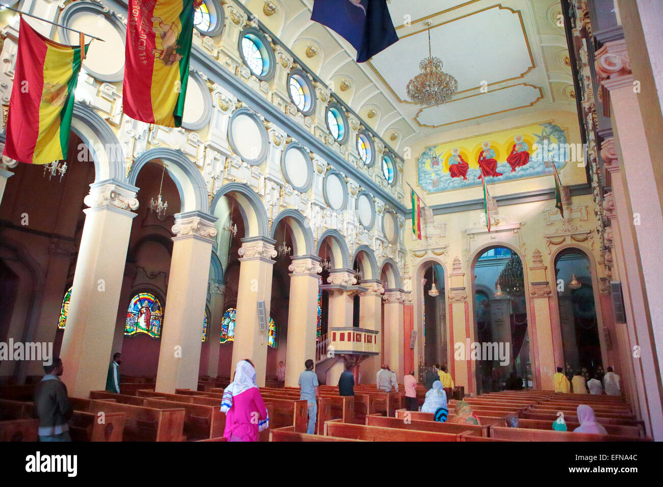 Holy Trinity cathedral, Addis Ababa, Ethiopia Stock Photo Alamy