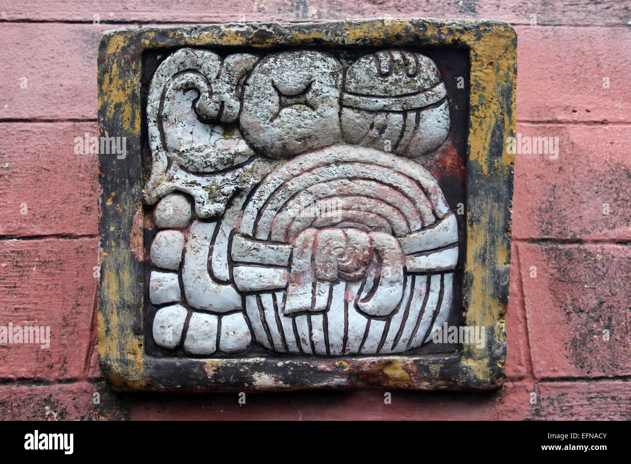 Mayan Glyph Stock Photo