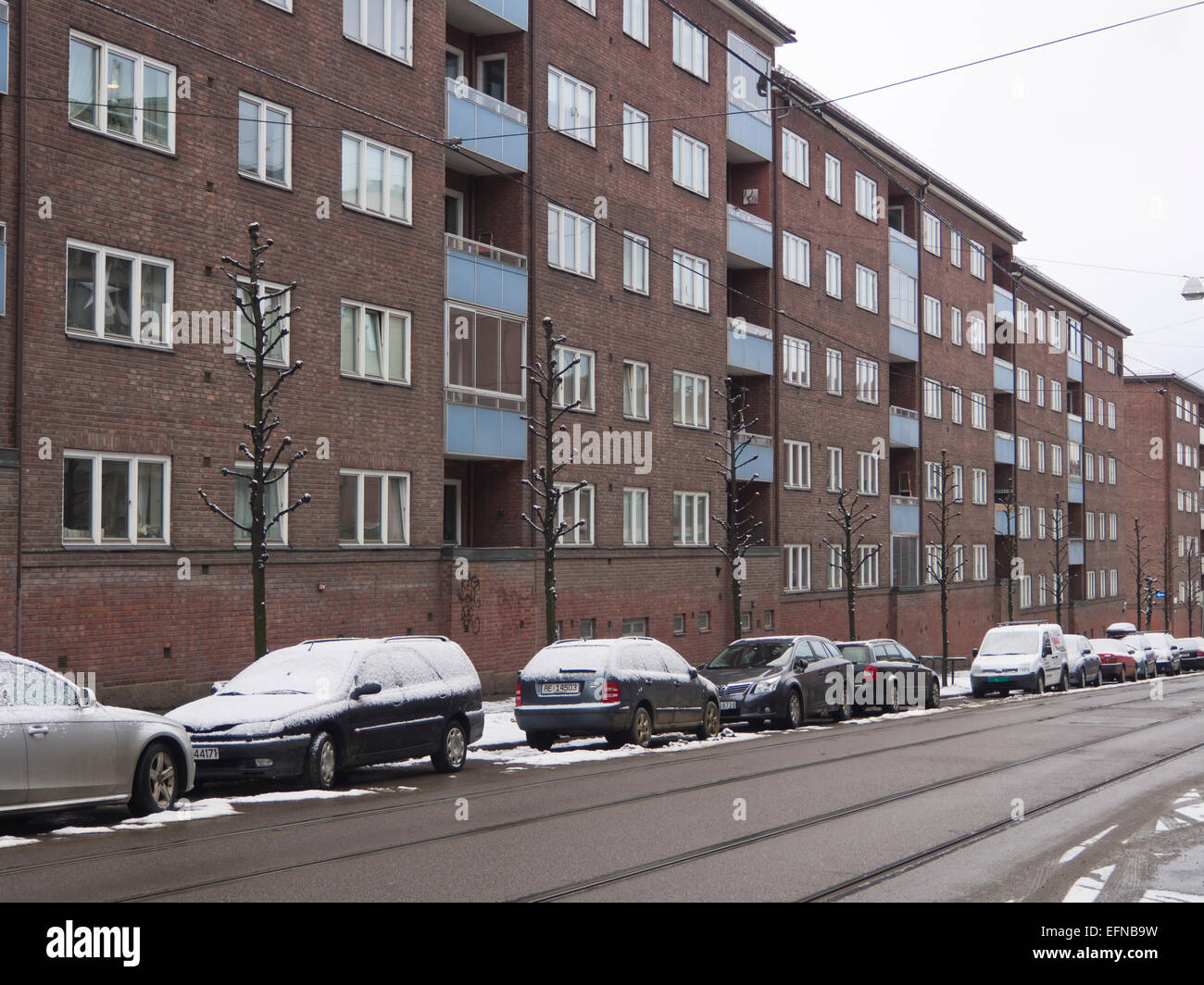 Obos building society apartment block from 1940s in Trondheimsveien Oslo Norway Stock Photo