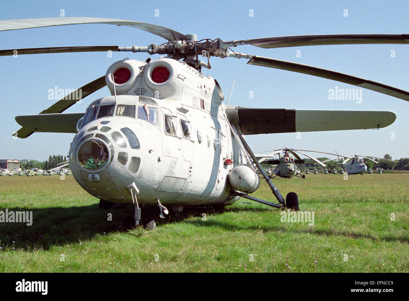 Mil Mi-6A heavy transport helicopter Stock Photo