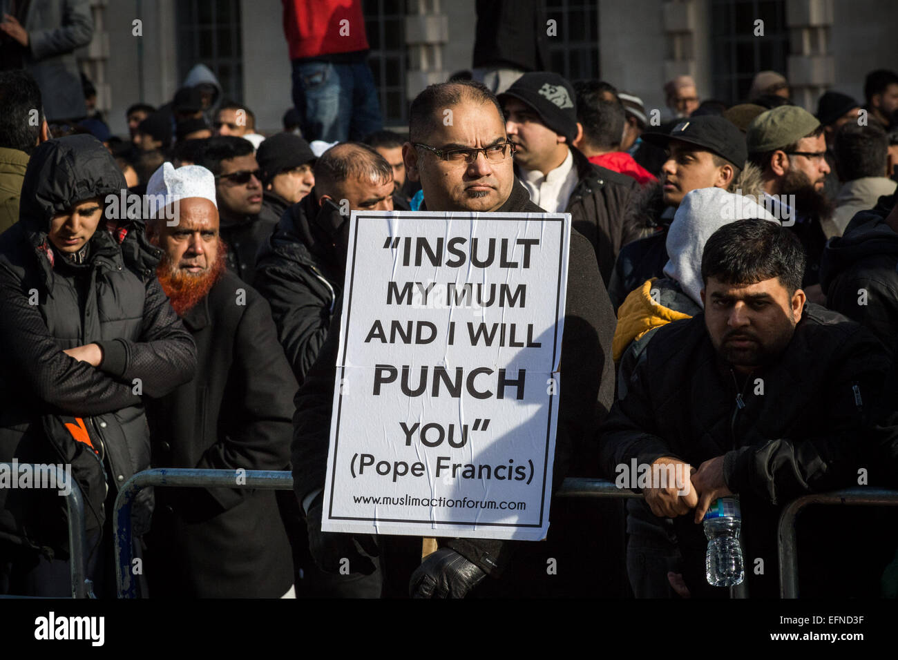 Charlie hebdo muslim protest hi-res stock photography and images - Alamy