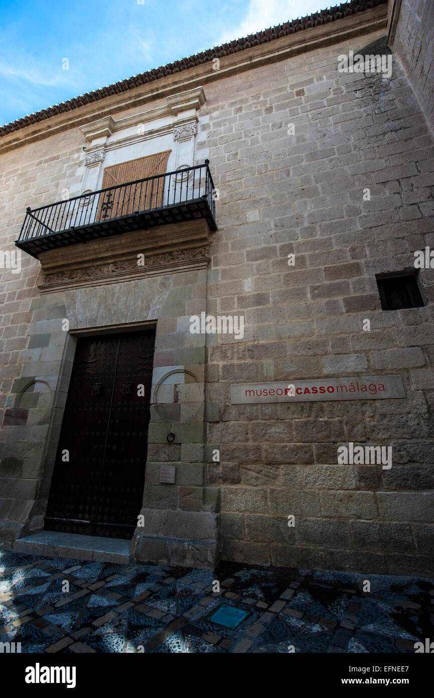 Museo Picasso Málaga devoted to artist Pablo Ruiz Picasso, Andalusia, Spain. Stock Photo