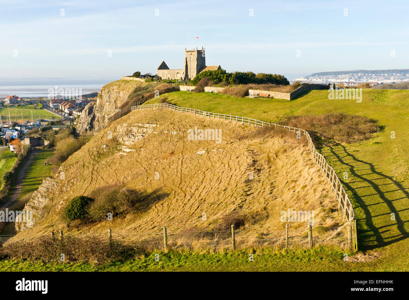 St Nicholas Church, Uphill WestonSuperMare, Somerset Stock Photo Alamy
