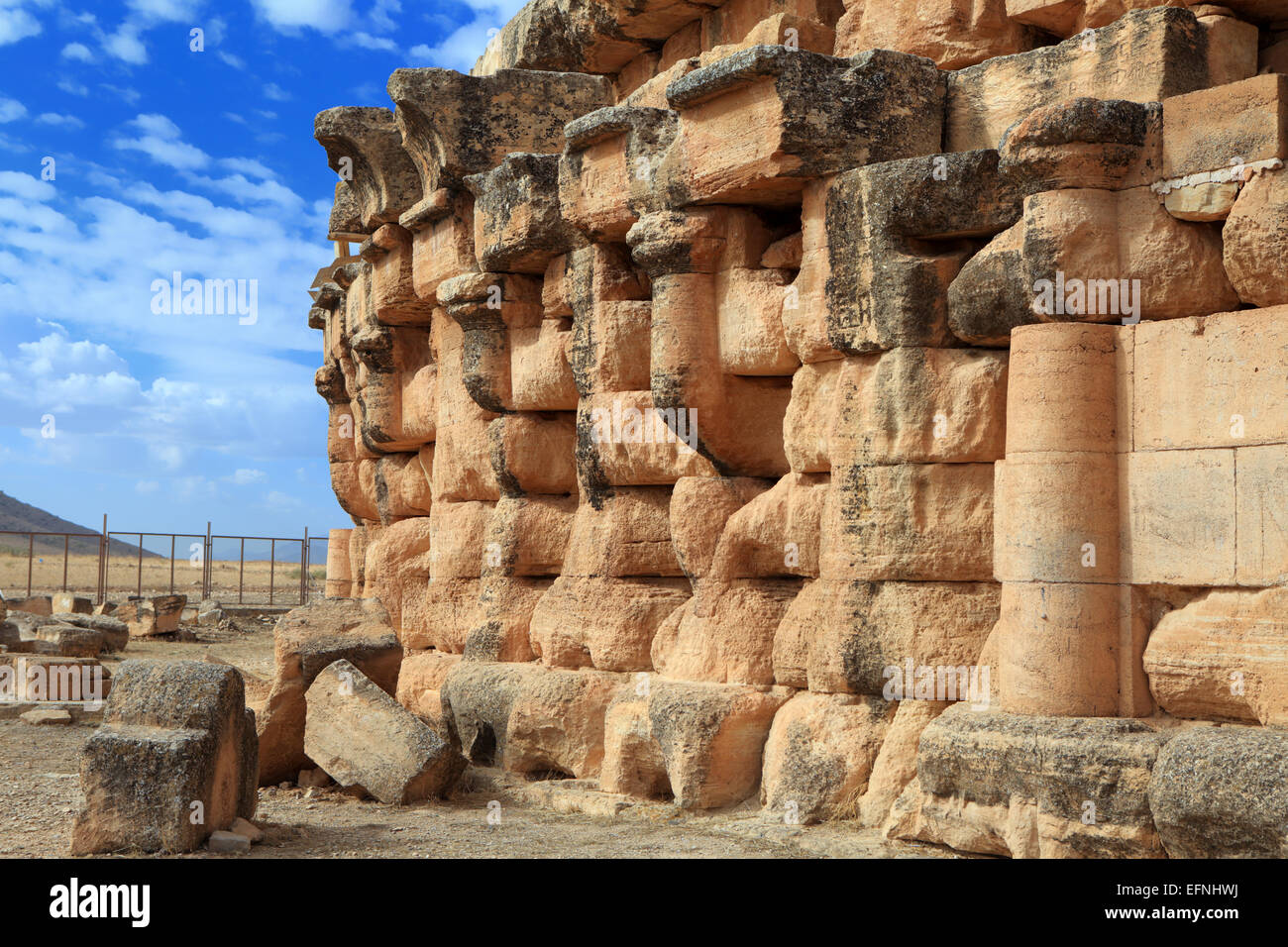 Mausoleum of Numidian kings (2nd century BC), Medracen, Algeria Stock Photo Alamy