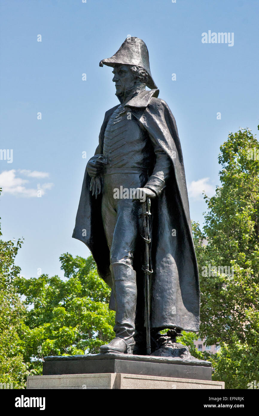 Baltimore, Maryland, bronze statue of Major General Samuel Smith