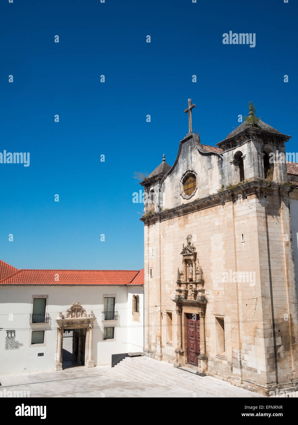 National Museum Machado de Castro entrance and former Bishop's Palace Stock Photo