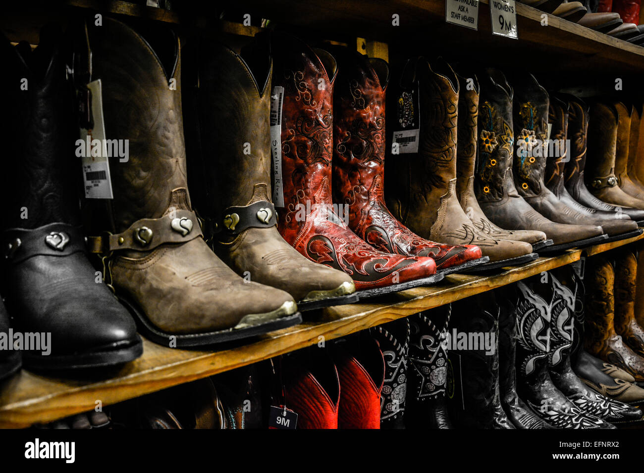 Boot display hi-res stock photography and images - Alamy
