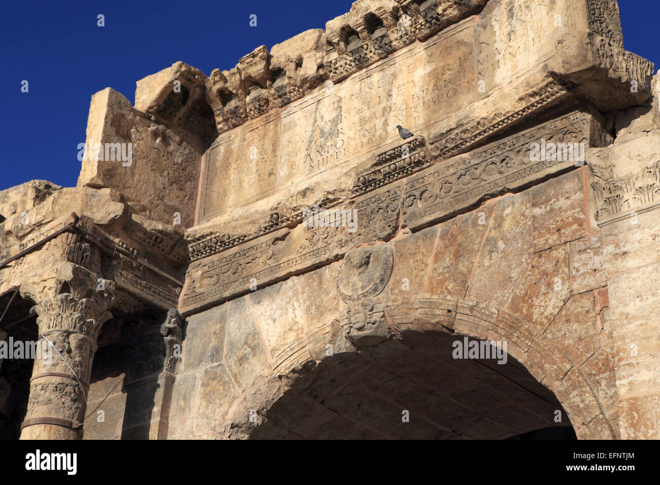 Caracalla arch (216), Tebessa, Algeria Stock Photo