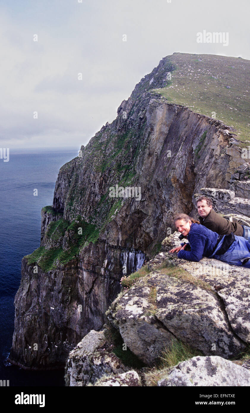 St Kilda. Scotland. The islands in the Atlantic several miles off the west coast of Scotland. Stock Photo