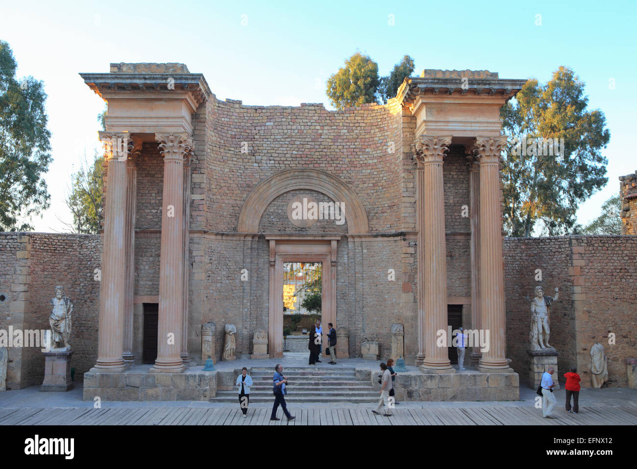 Roman theater, Guelma, Guelma Province, Algeria Stock Photo