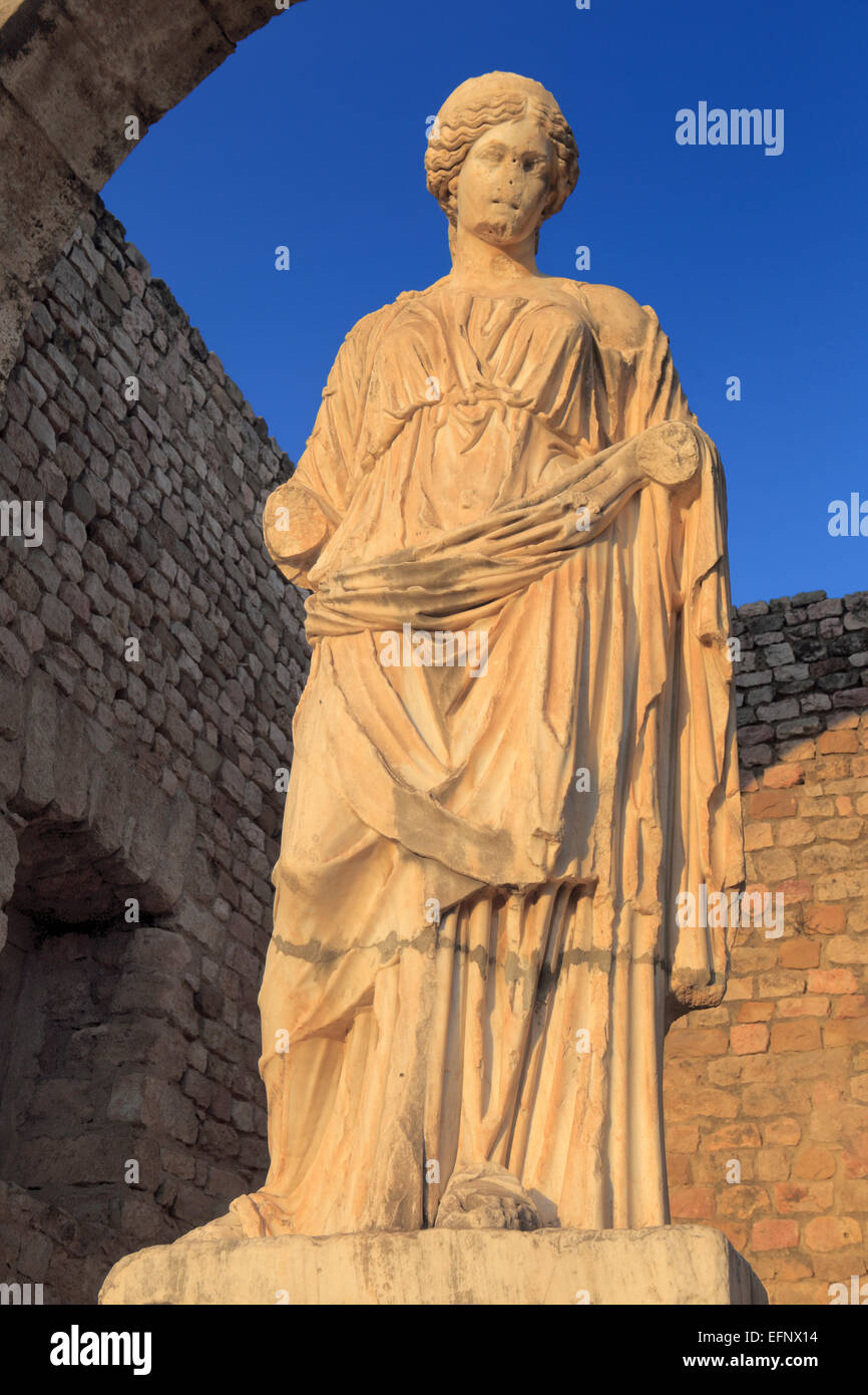 Roman theater, Guelma, Guelma Province, Algeria Stock Photo