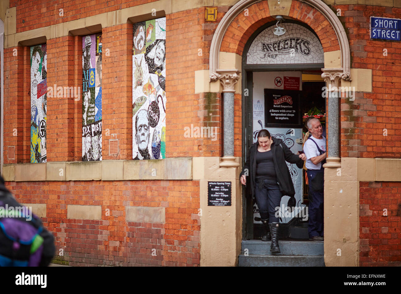 Northern Quarter Manchester Uk Affleck's (palace Stock Photo Alamy