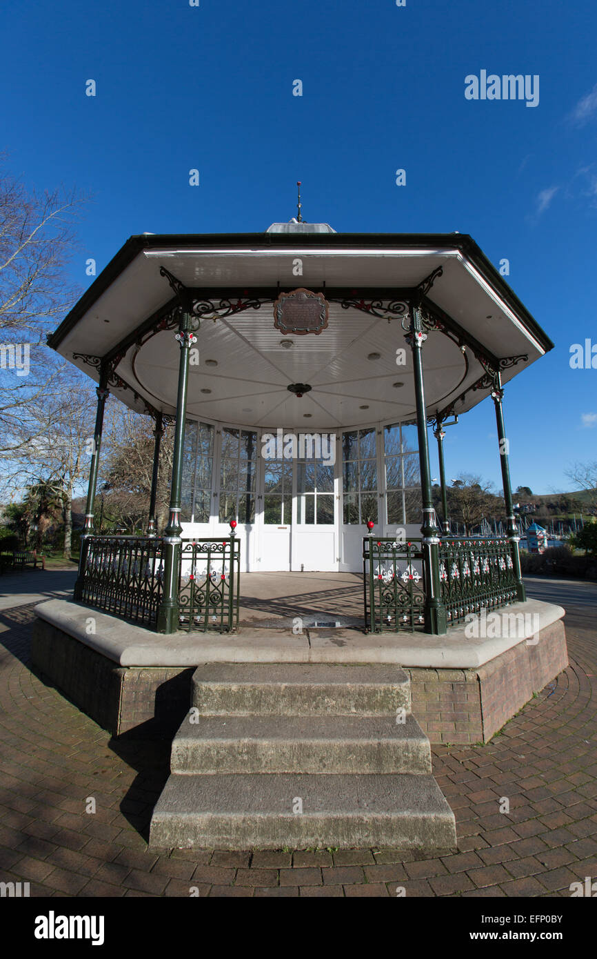 Town of Dartmouth, England. Picturesque view of Dartmouth’s Royal